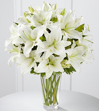 Same Day Florist Delivered The Spirited Grace™ Lily Bouquet by F
