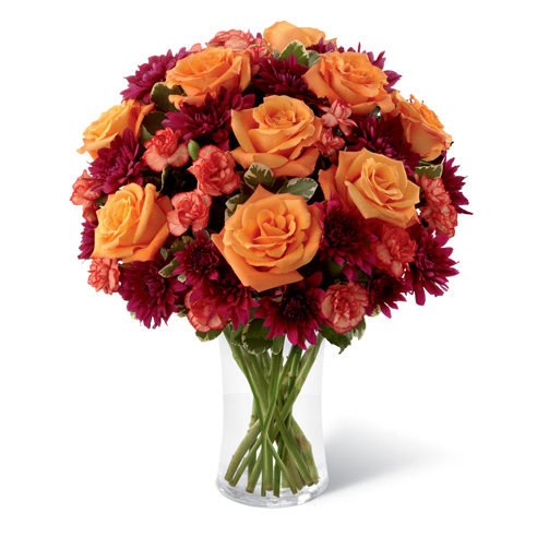 The FTD® Autumn Treasures™ Bouquet - VASE INCLUDED